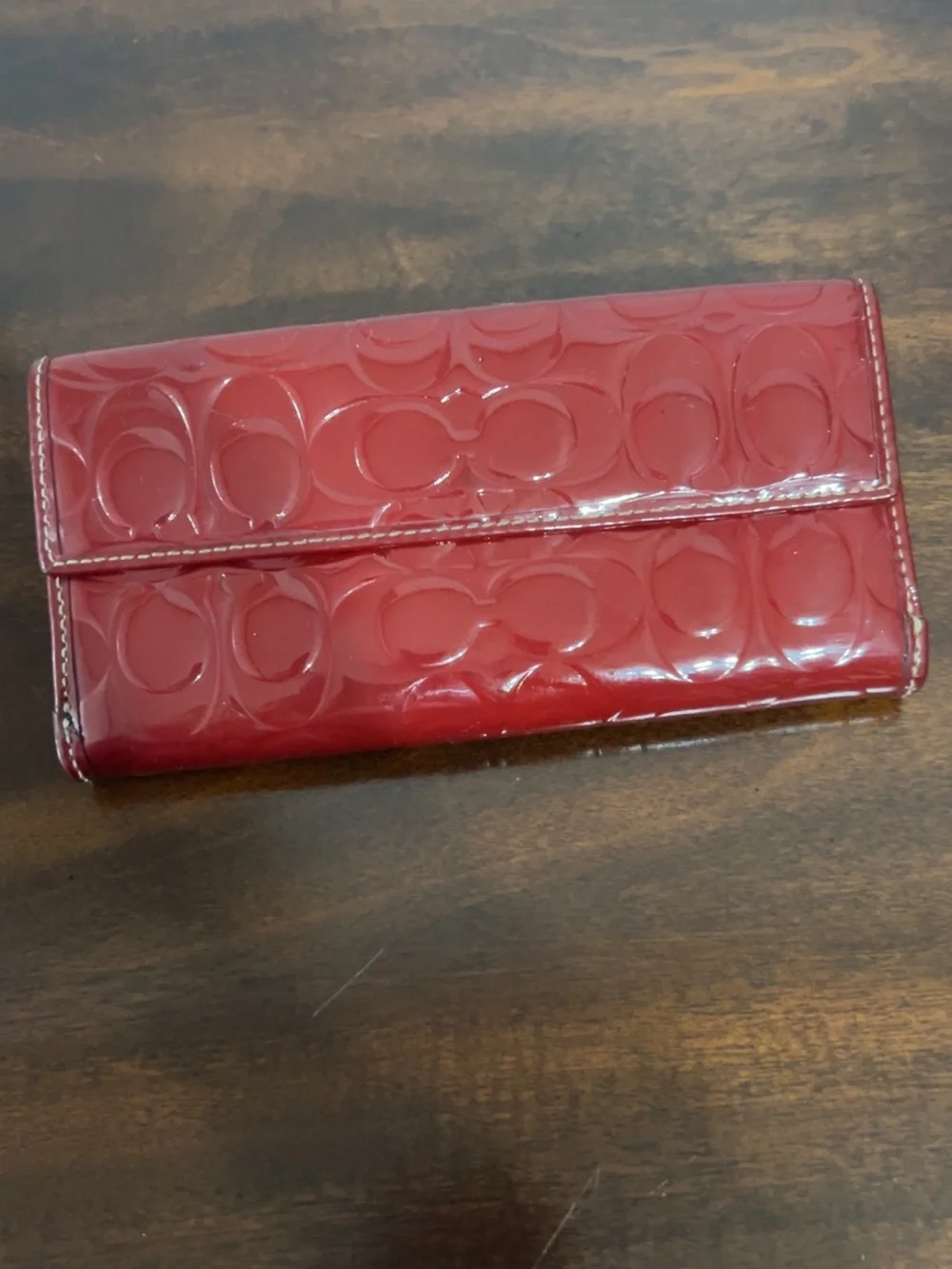 Coach glossy patent